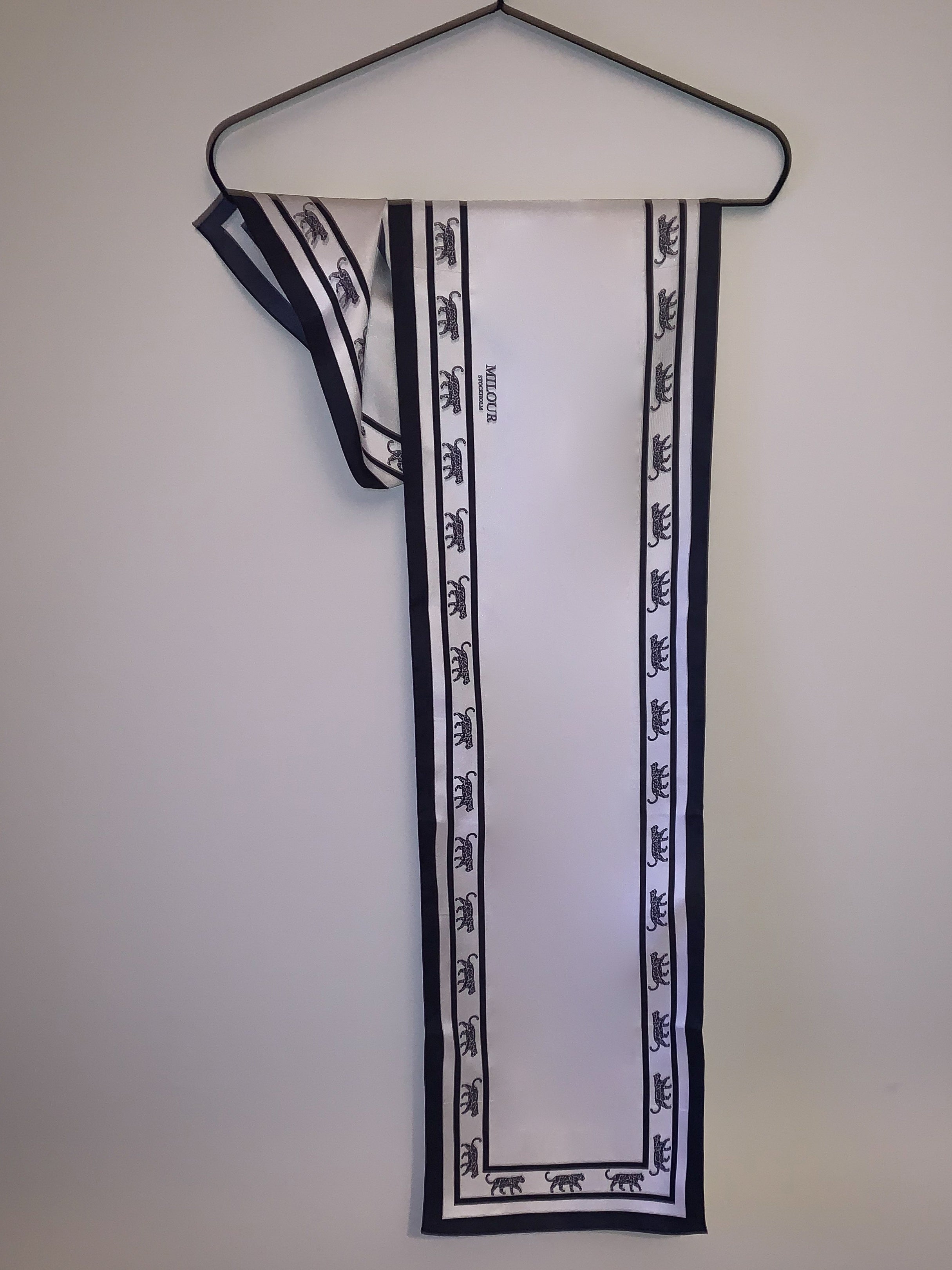 Silk Scarf - Wild White