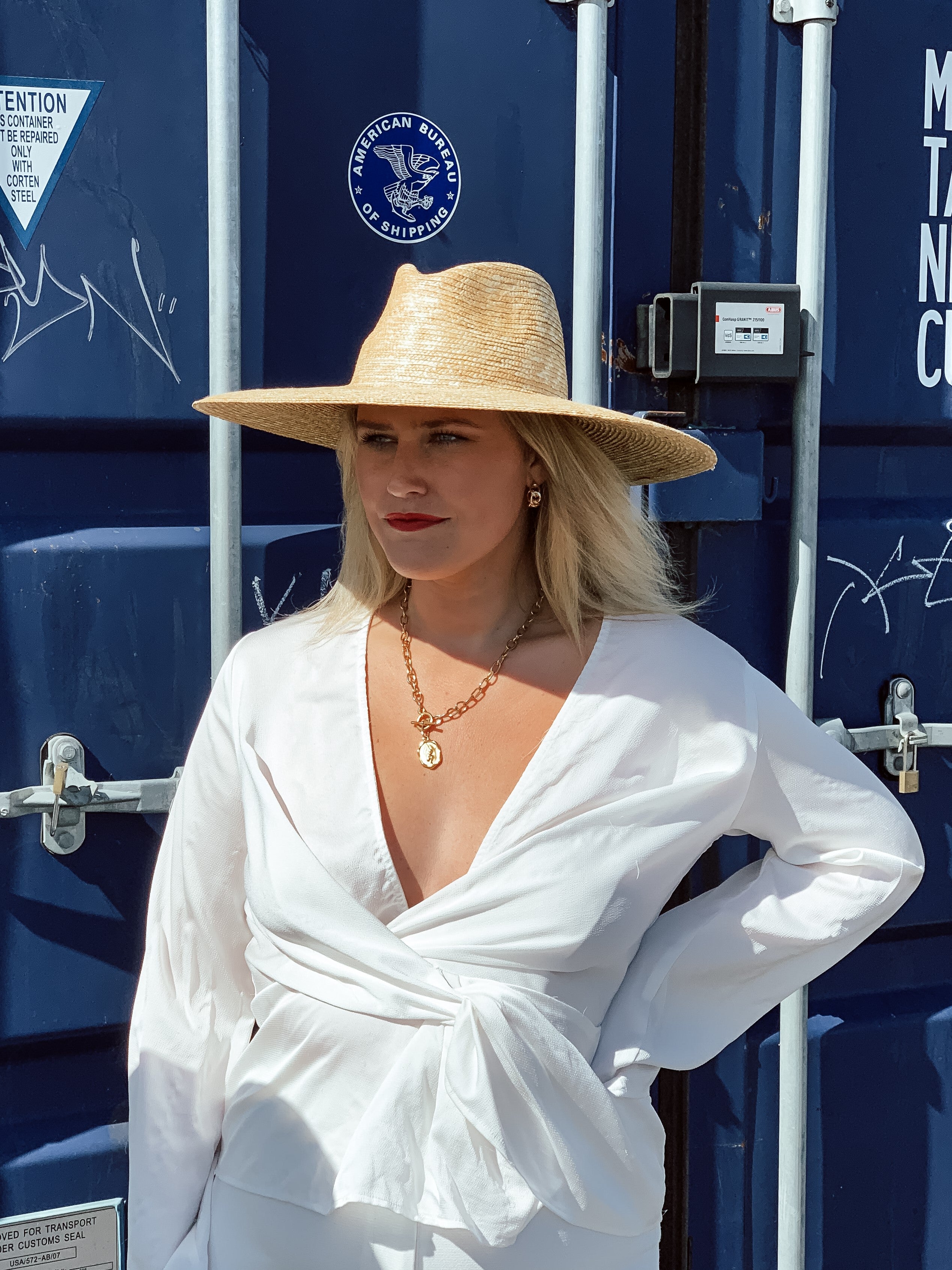 MS Straw Fedora | Natural