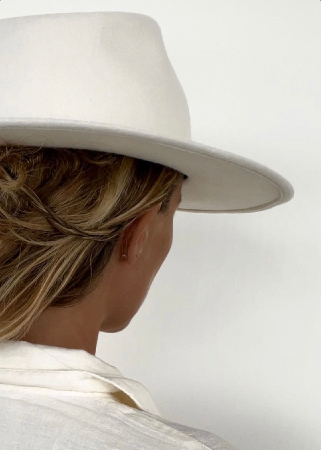 Vera White Fedora