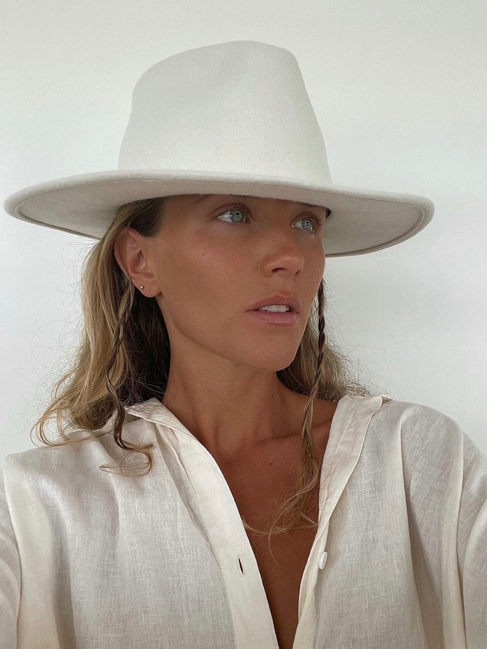 Vera White Fedora