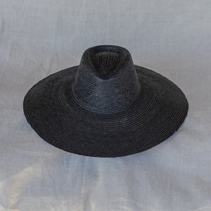 MS Straw Fedora | Black