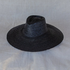 MS Straw Fedora | Black