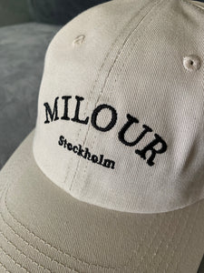 Dad Cap  | Beige | Milour Logo