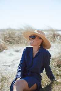 MS Straw Fedora | Natural