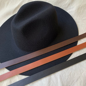 Hat band - Leather - Brown