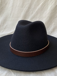 Hat band - Leather - Brown