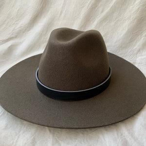 Hat band - Leather - Black