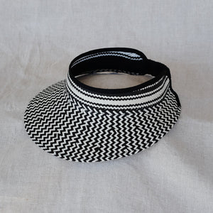 Vienna Visor | Black/white